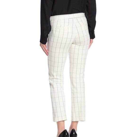 Amanda & Chelsea Windowpane Ponte Trousers PLUS - Picture 4 of 12